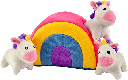 *ZIPPYPAWS Zippy Burrow - Unicorns in Rainbow