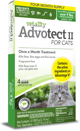 VETALITY Advantect II Cat Over 9# 6pk