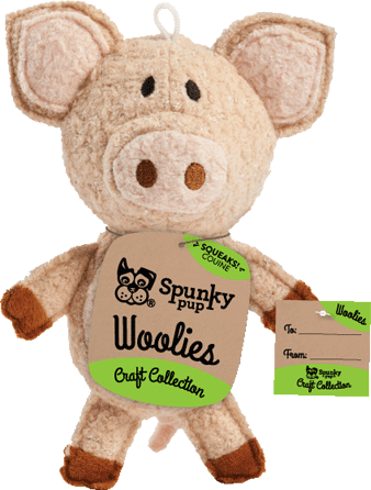 *SPUNKY PUP Woolies Pig