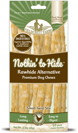 FIELDCREST FARMS Nothin' To Hide Twist Stix Chicken S 10pk