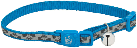 COASTAL Lazer Brite Cat Safe Collar 8-12" Blue Lagoon