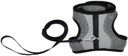 COASTAL Adjustable Cat Wrap Harness w/Leash S