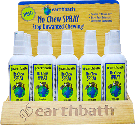 EARTHBATH No Chew Spray Bitter Apple 8oz Display 15pc