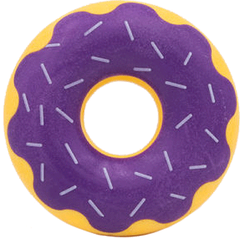 *ZIPPY PAWS Halloween ZippyTuff Donutz Grape Jelly