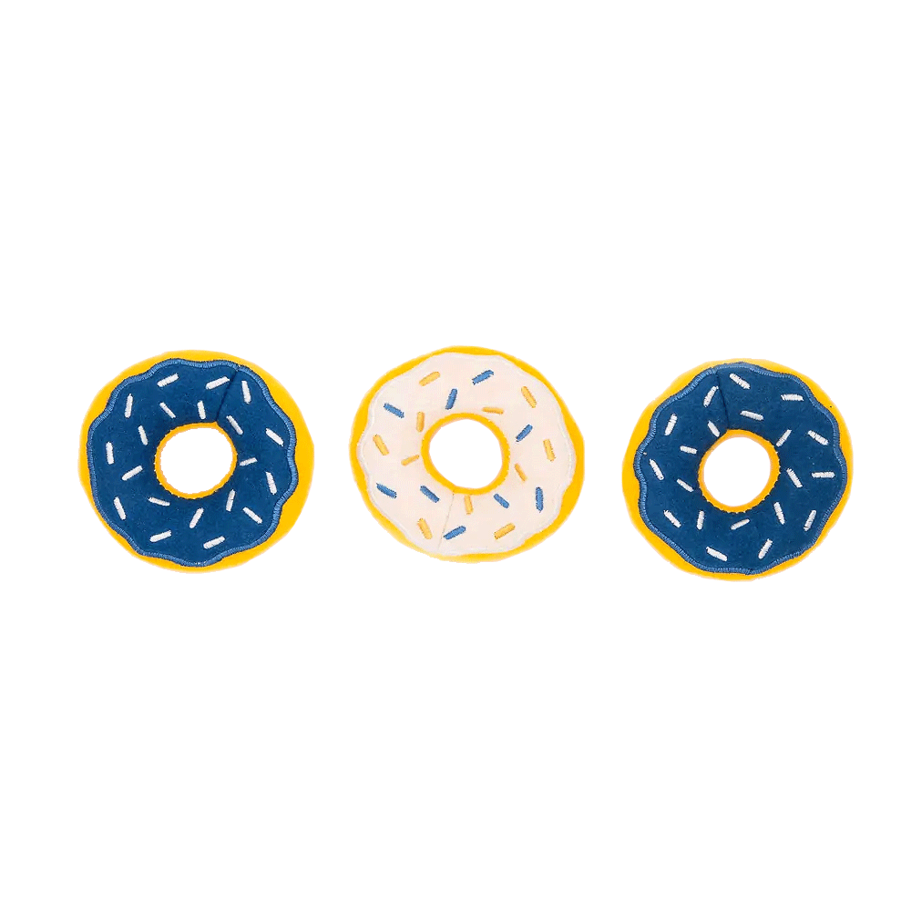 ZIPPY PAWS HANUKKAH Donutz Miniz 3pk