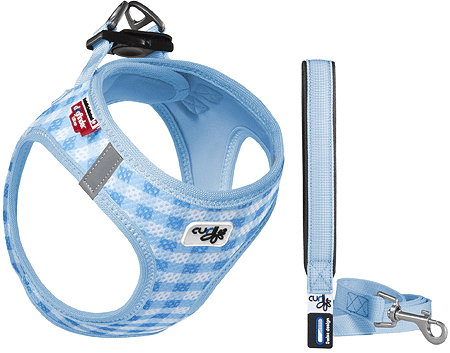 *CURLI Puppy Set Sky Blue 2XS/Leash M