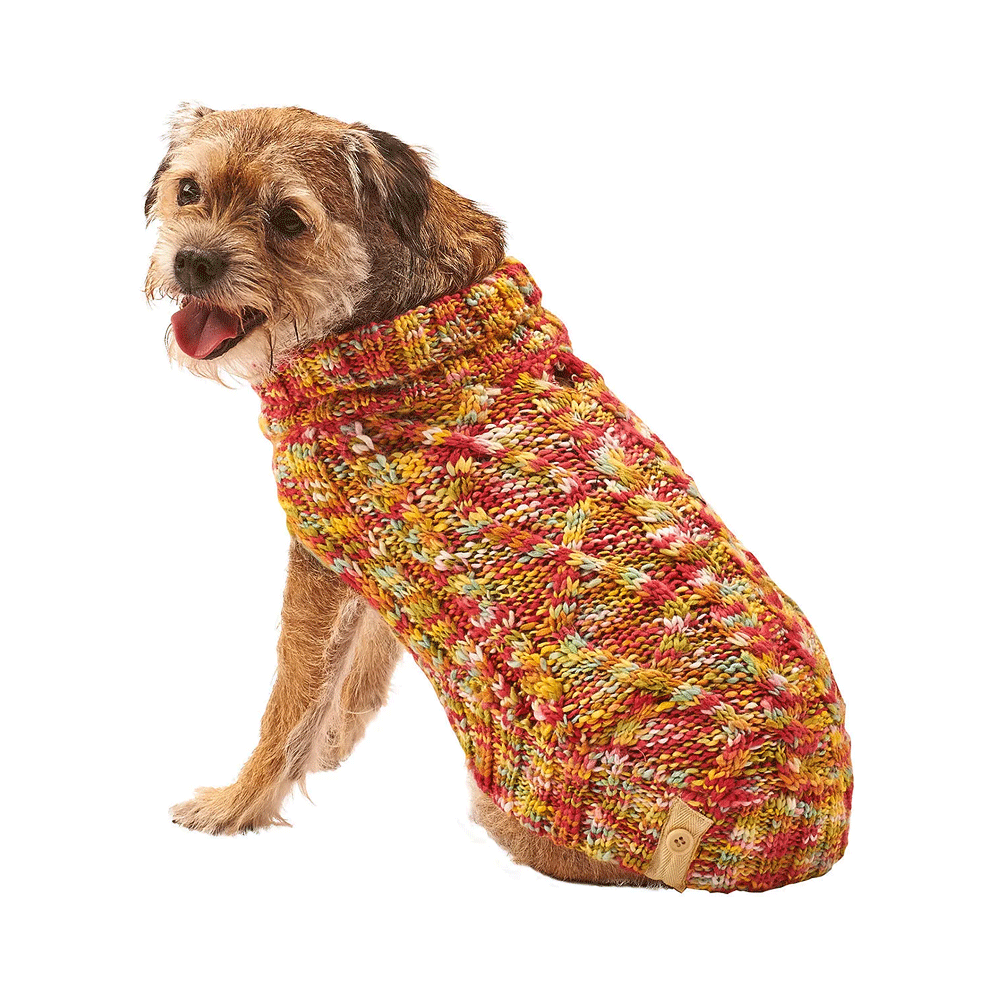 *FASHION PET Lookin' Good Multi Crochet Sweater XS