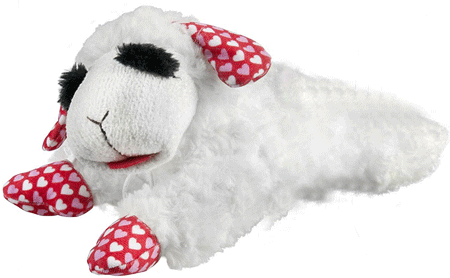 MULTIPET Valentine Lamb Chop 10.5"