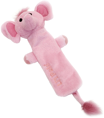 *LIL PALS Plush Crinkle Dog Toy 8.5" Elephant