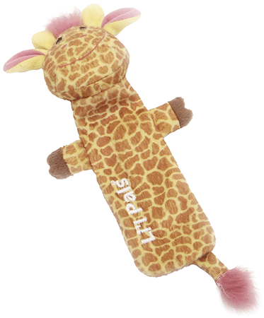 LIL PALS Plush Crinkle Dog Toy 8.5" Giraffe