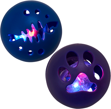 *ETHICAL/SPOT Kitty LED Balls 2pk