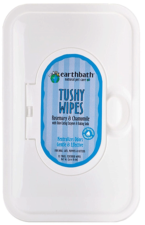 EARTHBATH Tushy Wipes Rosemary & Chamomile 100ct