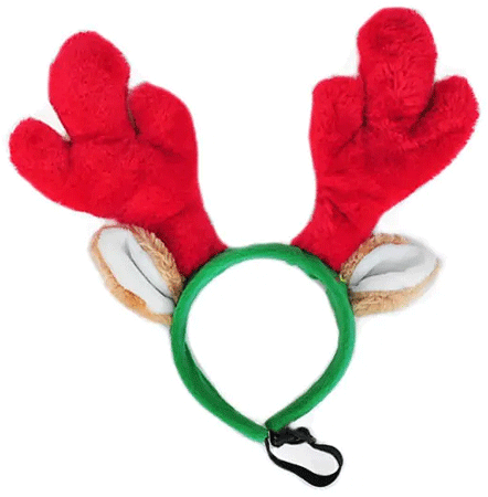 *ZIPPY PAWS Holiday Antlers Headband S