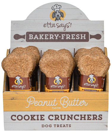 ETTA SAYS! Cookie Crunchers Peanut Butter 24ct Display