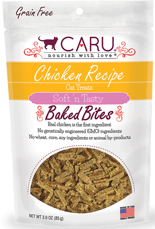 *CARU Feline Baked Bites Chicken 3oz