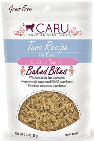 CARU Feline Baked Bites Tuna 3oz