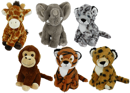 MULTIPET Eco Safari Animals 8in