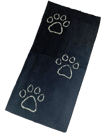 DGS Dirty Dog Doormat Runner Black