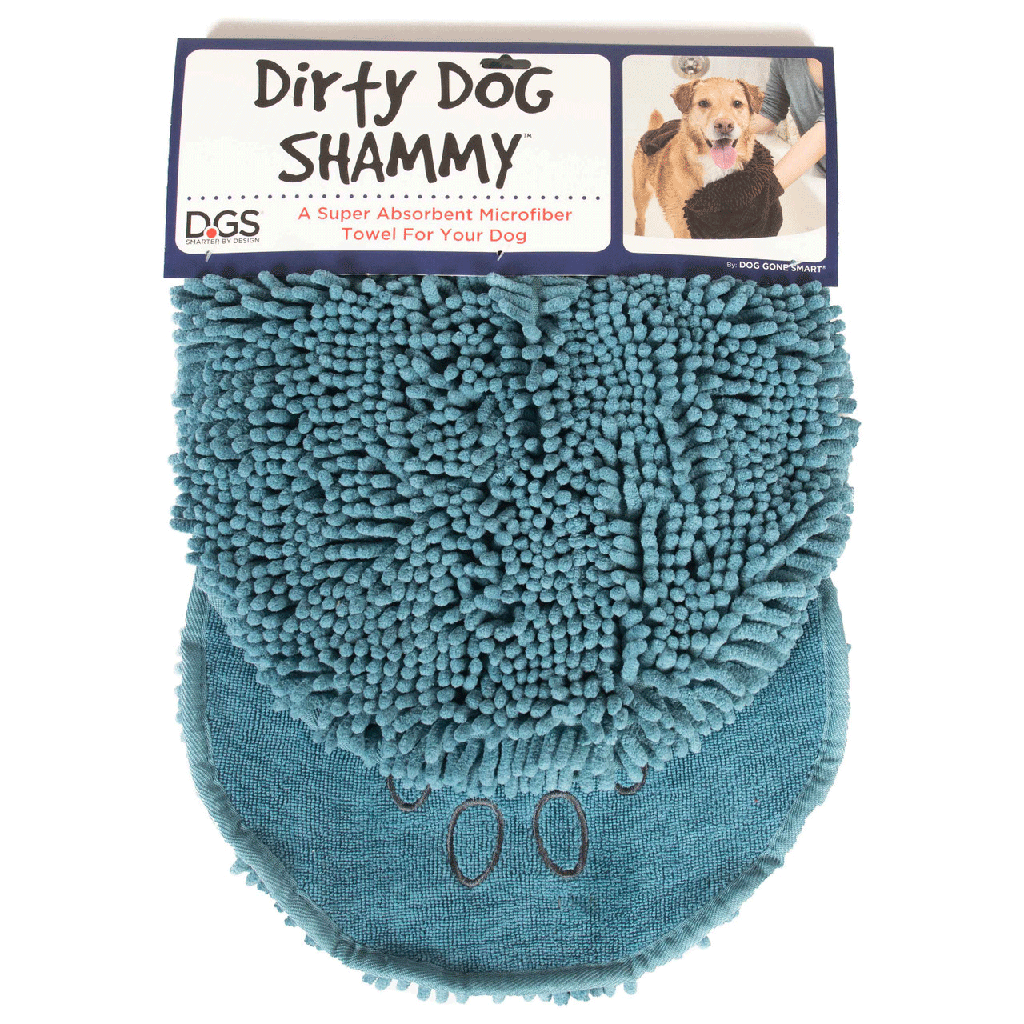 DGS Dirty Dog Shammy Towel Pacific Blue