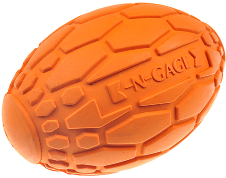 N-GAGE Squeaker Football Junior 3.5" Orange