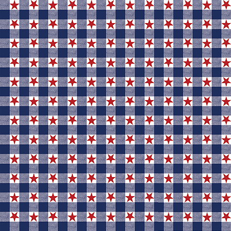 BANDANNA Patriotic Checkers