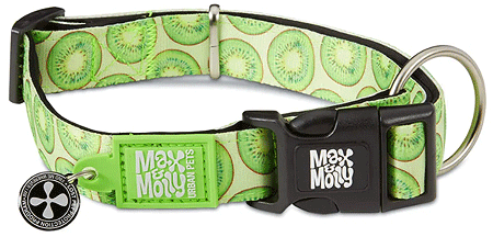 MAX&MOLLY Smart ID Dog Collar Kiwi XS 9-14"