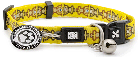 *MAX&MOLLY Smart ID Cat Collar Monkey Maniac