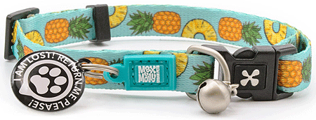 *MAX&MOLLY Smart ID Cat Collar Sweet Pineapple