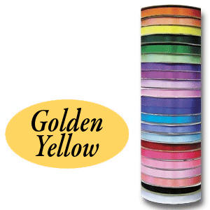 RIBBON #3 9/16 x 100 yards Golden Yellow