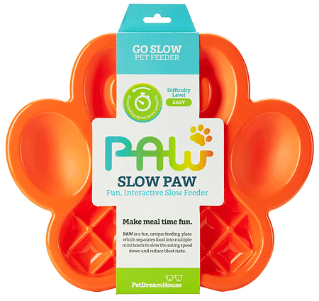 *PetDreamHouse PAW Slow Feeder Orange