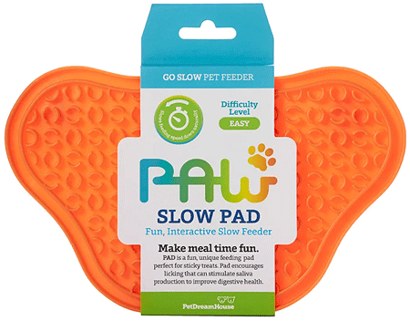 PetDreamHouse PAW Lick Pad Orange