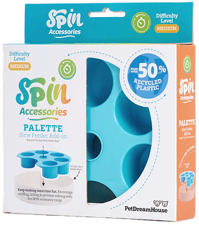 *PetDreamHouse SPIN Slow Feeder Insert Palette Blue