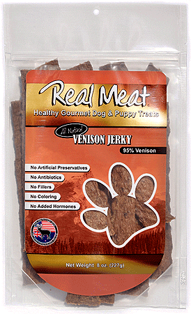 *REAL MEAT Venison Jerky Treats 8oz