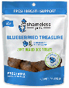 SHAMELESS PETS Soft Baked Dog Treats Blueberried Treasure 6oz