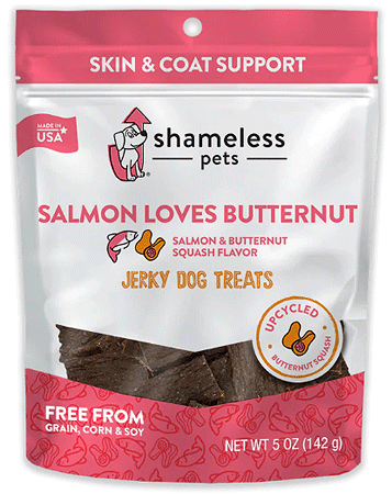 SHAMELESS PETS Jerky Bites Salmon Loves Butternut 5oz