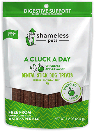 SHAMELESS PETS Dental Sticks A Cluck A Day 7.2oz