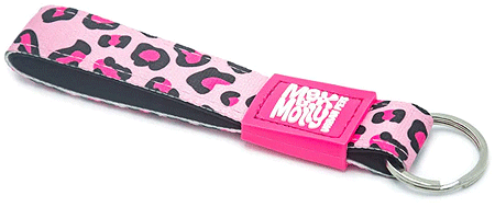 *MAX&MOLLY Key Ring Leopard Pink