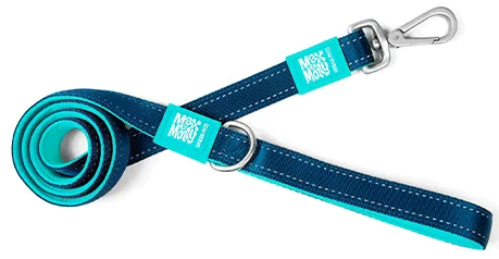 *MAX&MOLLY Classic Neoprene Leash Matrix Blue XS 3/8" x 4ft