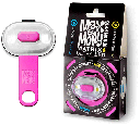 MAX&MOLLY Ultra Bright LED Pet Light (Hangtag Pkg) Pink