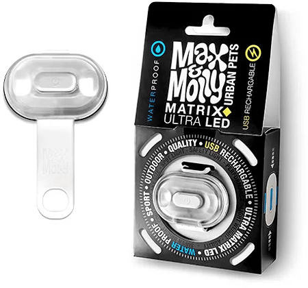 MAX&MOLLY Ultra Bright LED Pet Light (Hangtag Pkg) White