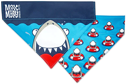 *MAX&MOLLY Bandana Frenzy The Shark XS/S