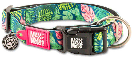 *MAX&MOLLY Smart ID Dog Collar Tropical M 13-21"