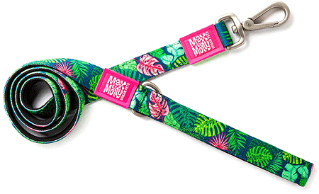 MAX&MOLLY Classic Neoprene Leash Tropical M 7/8" x 4ft