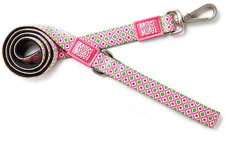 *MAX&MOLLY Classic Neoprene Leash Retro Pink M 7/8" x 4ft