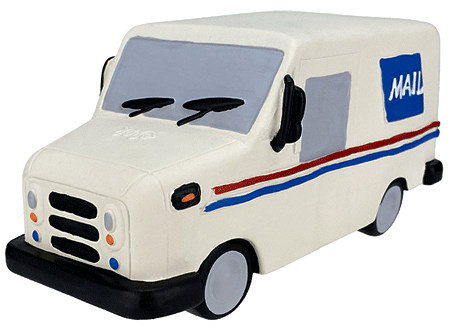 MULTIPET Latex Mail Truck