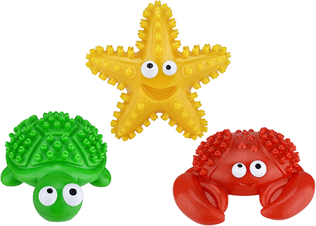 MULTIPET Deep Sea Teethers 6"