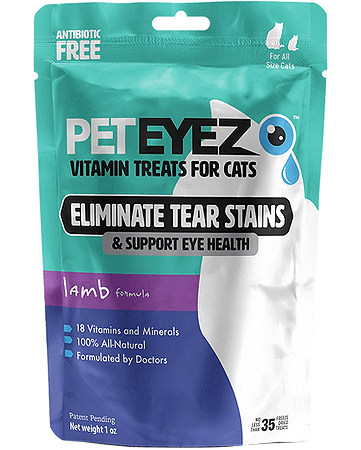 *PET EYEZ Vitamin Treats for Cats Freeze Dried Lamb 1oz