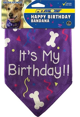 PETSPORT Happy Birthday Bandana