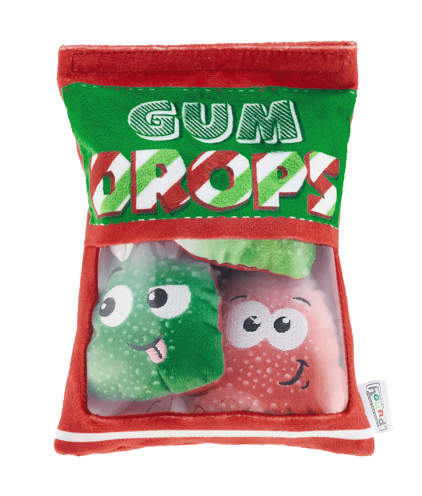 OUTWARD HOUND Holiday Snack Bag Gum Drops