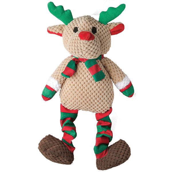 PATCHWORKPET Holiday Bungee Leg Reindeer 18"